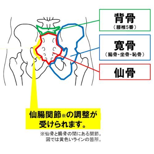 仙腸関節を整えます