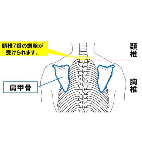 頚椎の７番を整えます